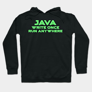 Java Write Once Run Anywhere Programming Hoodie